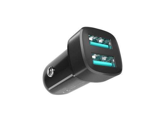 Автомобільний Зарядний Пристрій Ridea RCC-21112 Grand Micro 2USB 2.4 A Колір Чорний 6902013730797 ma29374_3869994