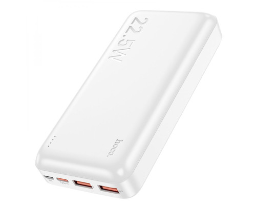 Універсальна Мобільна Батарея Hoco J101A Astute 22.5W fully compatible 20000 mAh Колір Білий