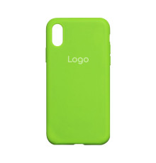 Чохол Silicone Case Full Size (AA) для iPhone Xr Колір 40.Shiny green 2020000148975