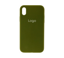 Чохол Silicone Case Full Size (AA) для iPhone Xr Колір 45.Army green 2020000227410