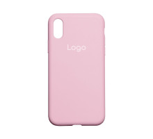 Чохол Silicone Case Full Size (AA) для iPhone X/Xs Колір 06.Light pink 2020000149293