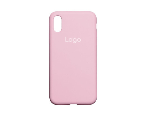 Чохол Silicone Case Full Size (AA) для iPhone X/Xs Колір 06.Light pink 2020000149293