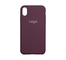 Чохол Silicone Case Full Size (AA) для iPhone Xr Колір 42.Maroon 2020000148968