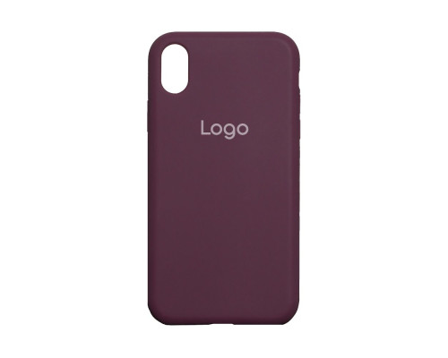 Чохол Silicone Case Full Size (AA) для iPhone Xr Колір 42.Maroon 2020000148968