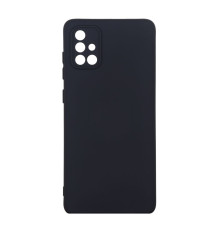 Чохол Silicone Cover Full Camera (A) для Samsung Galaxy A71 (A715) Колір 18.Black