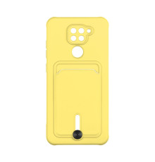 Чохол TPU Colorfull Pocket Card для Xiaomi Redmi Note 9 / Redmi 10X Колір 04.Yellow 2020000357100