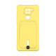 Чохол TPU Colorfull Pocket Card для Xiaomi Redmi Note 9 / Redmi 10X Колір 04.Yellow 2020000357100