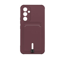 Чохол TPU Colorfull Pocket Card для Samsung Galaxy A54 5G Колір 42.Maroon 2020000358022