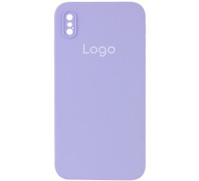 Чохол Silicone Case Square Full Camera для iPhone X/Xs Колір 39.Elegant purple 2020000347842