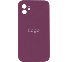 Чохол Silicone Case Square Full Camera для iPhone 11 Колір 42.Maroon 2020000281849