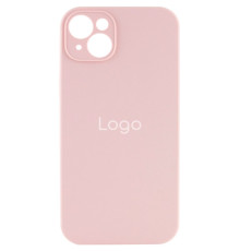 Чохол Silicone Case Full Size with Frame для iPhone 15 Колір 81.Chalk Pink 2020000371663