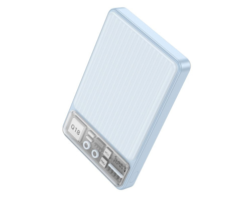 Універсальна Мобільна Батарея Power Bank Hoco Q18 Tourer 22.5W with magnetic 10000mAh Колір Молочно бiлий 6942007605199