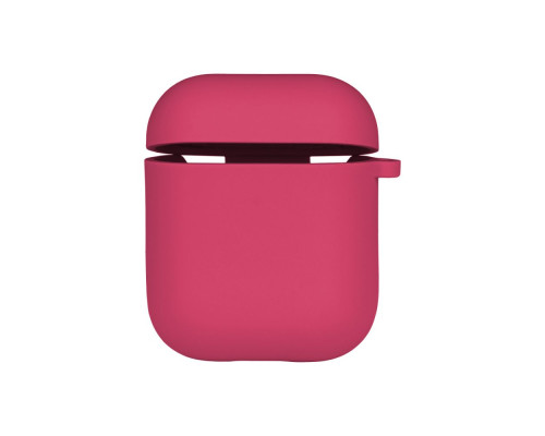 Чохол Silicone Case with microfibra для Airpods 1/2 Колір 38.Shiny pink