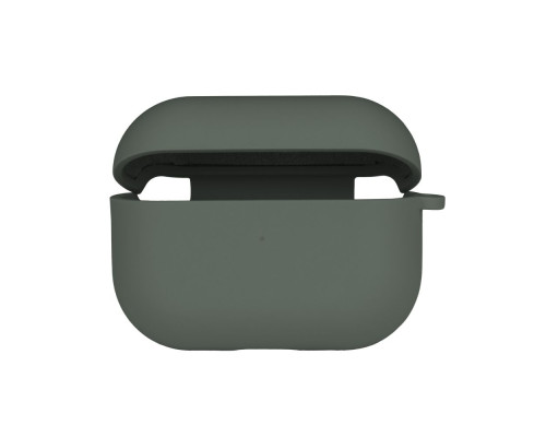 Чохол Silicone Case with microfibra для Airpods Pro Колір 55.Pine green