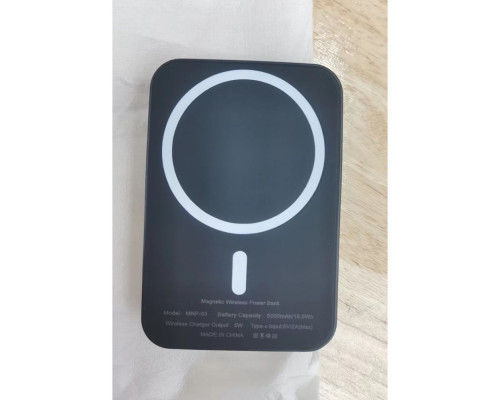 Універсальна Мобільна Батарея Power Bank Apple MagSafe Battery Pack 5000mAh Type-C Logo Колір Бiлий 2020000412137