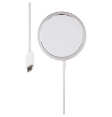 Бездротовий Зарядний Пристрій MagSafe USB-C 15W NO LOGO М'ят.упак. Колір Бiлий 2020000386421 ma34125_3325817