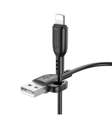 Кабель USB Borofone BX91 Lightning 2.4A Колір Чорний 6974443389883