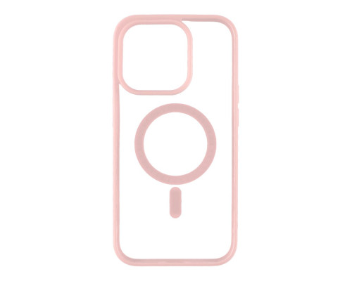 Чохол NEW TPU Color with Magsafe для iPhone 15 Pro Max Колір 14, Pink 2020000390985