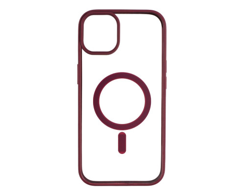 Чохол NEW TPU Color with Magsafe для iPhone 11 Колір 13, Wine Red 2020000390879