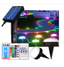 Садова RGB Гірлянда DX-23013-5050-15P-Solar Колір Чорний 2020000439028 ma35250_3345499