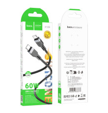 Кабель Hoco X109 Silicone Type-C to Type-C 60W 3m Колір Чорний 6942007636377 ma35922_3605826