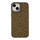 Чохол Kajsa Briquette Collection Rhombus для iPhone 15 Колір Brown 4894505170254