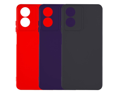 Чехол Silicone Cover Full Camera (A) для Motorola G04 / G04s Колір 14.Red 2020000432388