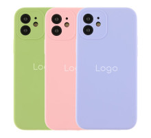 Чохол Silicone Case Full Size with Frame для iPhone 12 07.Lavender ma24506_2730439 2020000244967