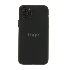 Чохол Silicone Case Full Size with Frame для iPhone 11 Pro Max Колір 18.Black 2020000243045