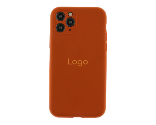 Чохол Silicone Case Full Size with Frame для iPhone 11 Pro Max Колір 18.Black 2020000243045