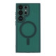 Чохол TPU+PC Magnetic Matte Camera Lens with Magsafe для Samsung S24 Ultra 5G (S928) Колір Dark Green 2020000437130