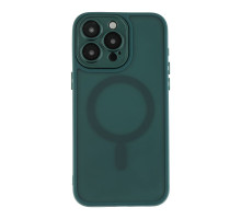 Чохол TPU+PC Magnetic Matte Camera Lens with Magsafe для iPhone 16 Dark Green ma36192_3606955 2020000459347