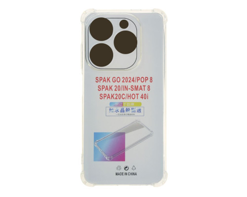 Чохол TPU Virgin Hard для Tecno Spark Go 2024 (BG6) Колір Transparent 2020000392330