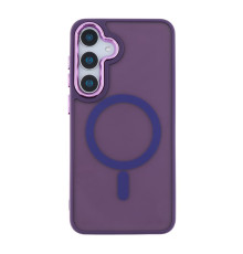 Чохол TPU+PC Space Magnetic Color with Magsafe для Samsung Galaxy S24 5G (S921) Колір Dark Purple 2020000436942 ma35379_3345940