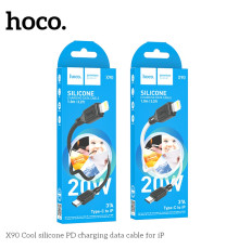 Кабель USB Hoco X90 Type-C to Lightning 20W Колір Чорний 6931474788382 ma37460_3611915