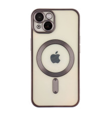 Чохол TPU Metallic Chrome Full Camera with Magsafe для iPhone 16 Колір Chrome Black 2020000451396 ma36189_3606928