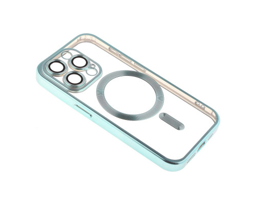 Чохол TPU Metallic Chrome Full Camera with Magsafe для iPhone 16 Pro Колір Chrome Dark Blue 2020000451303 ma36190_3606938