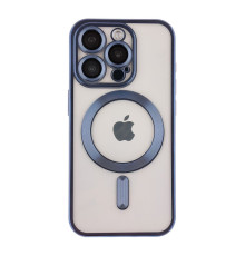 Чохол TPU Metallic Chrome Full Camera with Magsafe для iPhone 16 Pro Колір Chrome Dark Blue 2020000451303 ma36190_3606938