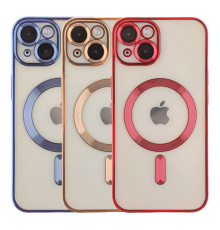 Чохол TPU Metallic Full Camera with Magsafe для iPhone 16 Колір Rose Gold 2020000457435 ma36186_3606905