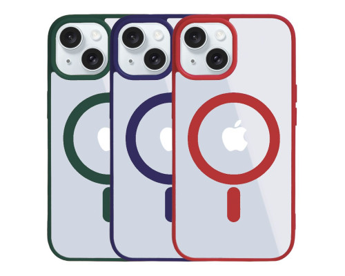 Чохол NEW TPU Color with Magsafe для iPhone 16 Колір Wine Red 2020000457763 ma36457_3608274