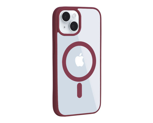 Чохол NEW TPU Color with Magsafe для iPhone 16 Колір Wine Red 2020000457763 ma36457_3608274