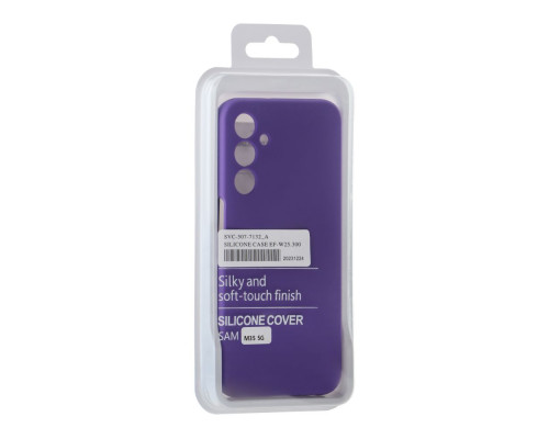 Чохол Liquid Silicone (AA) Full Camera для Samsung Galaxy M35 5G (M356) Колір 39.Elegant purple 2020000446804