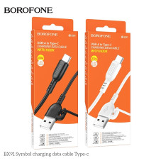Кабель USB Borofone BX91 Type-C 3A М'ята упаковка Колір Чорний 2020000450382