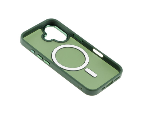 Чохол TPU+PC Goldencis Matte with MagSafe для iPhone 16 Колір Dark Green 2020000444916