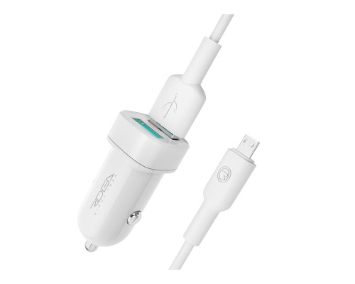Автомобільний Зарядний Пристрій Ridea RCC-21112 Grand Micro 2USB 2.4 A Колір Чорний 6902013730797 ma29374_3869994