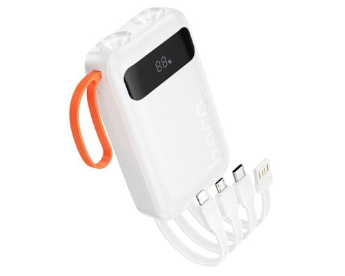 Універсальна Мобільна Батарея Power Bank Hoco J151 Spirit dual lighting four-cable 10000mAh Колір Чорний 6942007653350 ma37746_3664696