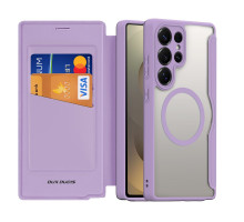 Чохол-книжка Dux Ducis Skin X Pro with MagSafe для Samsung Galaxy S25 Ultra 5G (S938) Purple Pink ma36796_3609223 2020000466161