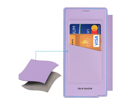 Чохол-книжка Dux Ducis Skin X Pro with MagSafe для Samsung Galaxy S25 Ultra 5G (S938) Колір Purple Pink 2020000466161 ma36796_3609223