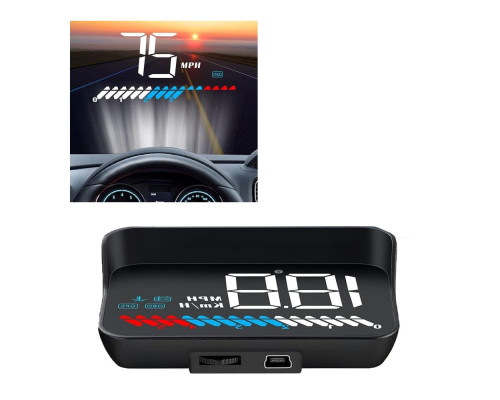 Автомобільний Проектор на Лобове Скло OBD+GPS Version Колір Чорний 2020000432623