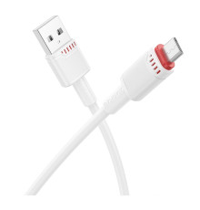 Кабель USB Borofone BX110 Micro 2.4A Колір Білий 6941991120732 ma37240_3611055